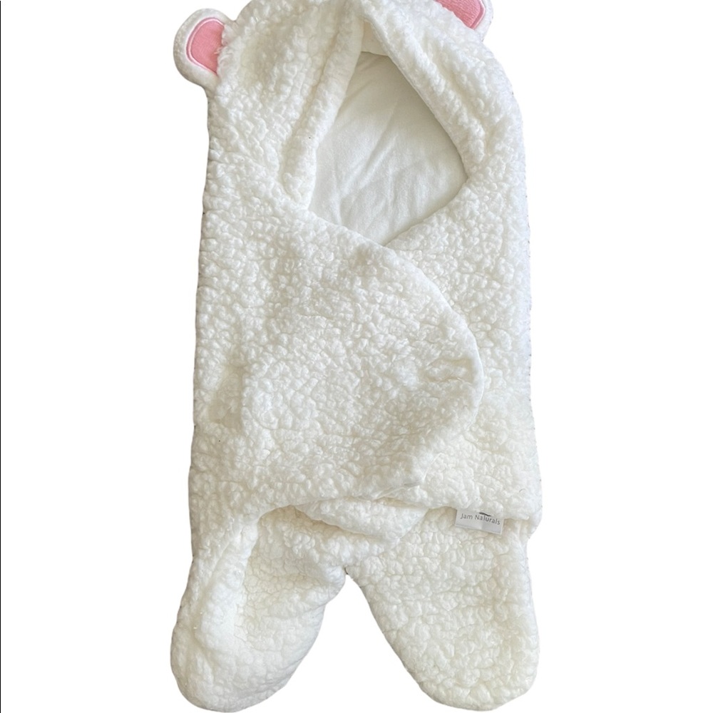 Jam naturals bear warm swaddle- 100% cotton
